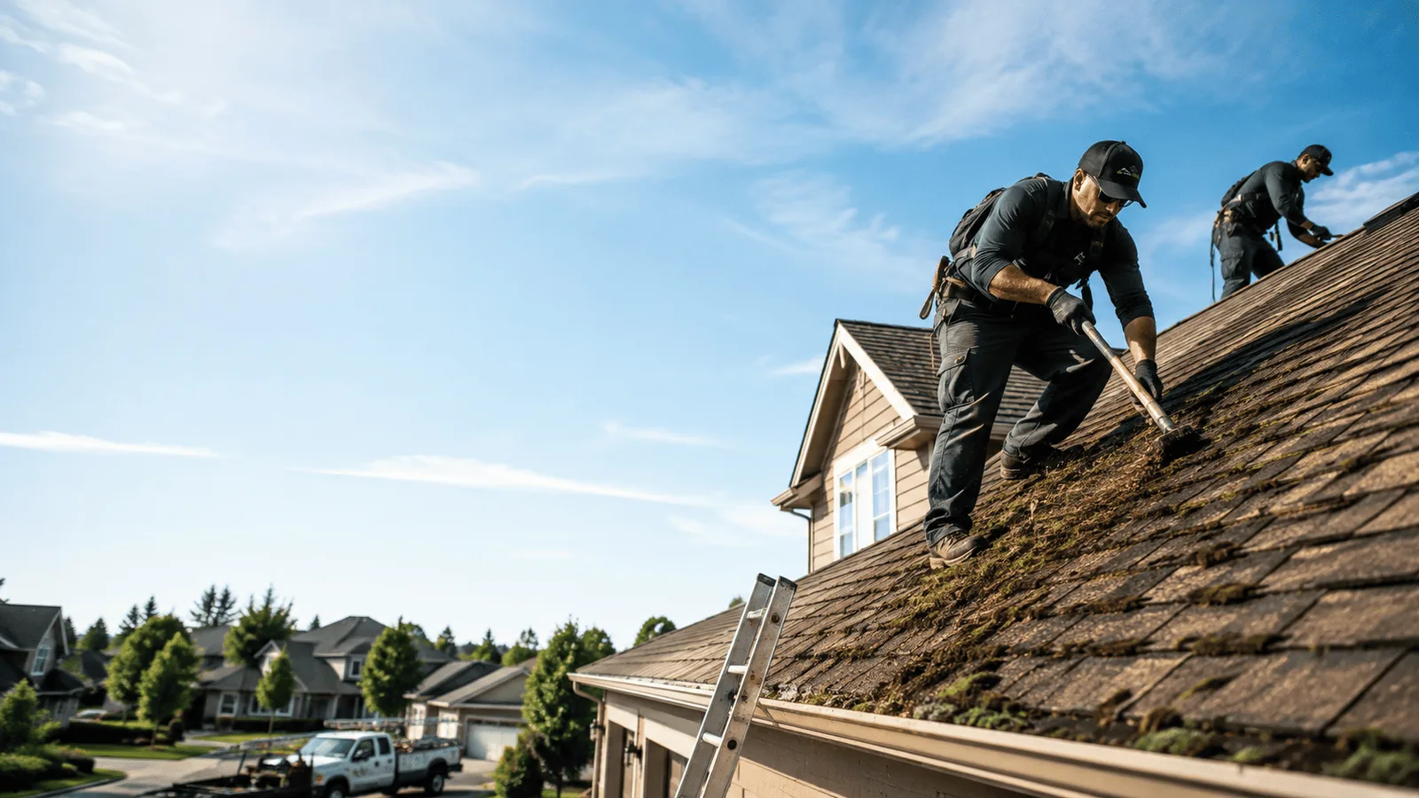 Roof Moss Removal in Fairview, KS near me